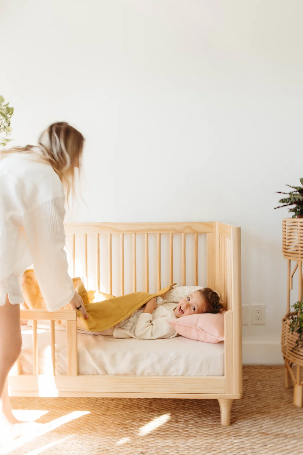 Kingfisher/Sparrow - Linen Quilted Blanket - Image 4